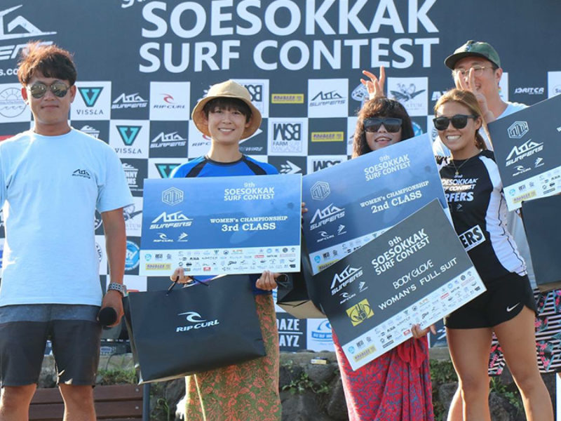 2018 쇠소깍 서핑대회 여자 숏보더 임수정